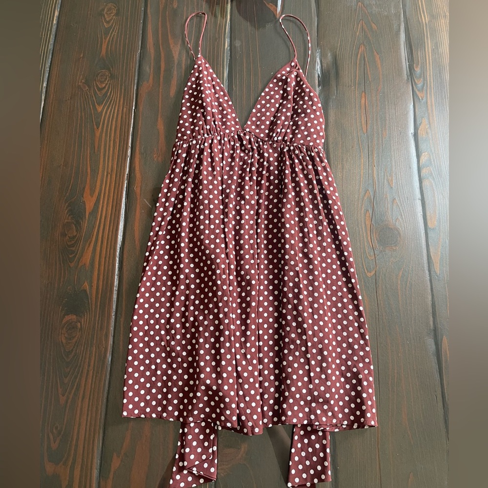 Zara mini polkadot dress